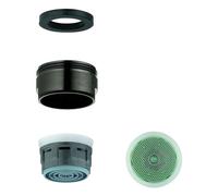 Mousseur Robinet Grohe M24, filetage extérieur Hard Graphite Brossé 48159AL0