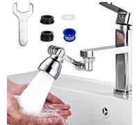 Mousseur Robinet, Taozoey 1080 Degrés Aérateur de Robinet, Embout Robinet Cuisine, Filtre Économiseur D'eau, Pivotant Mousseur, 3 Modes, Aérateur M20 M22 M24 Cuisine Salle de Bain