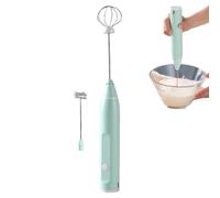 mousseuse à main, mélangeur de boissons électrique - Mixeur à main électrique pour faire mousser le lait - en mousse réglable à 3 vitesses, mélangeur de café de cuisine