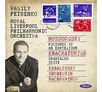 Moussorgski Pictures at An Exhibition, Khachaturian Spartacus Suite, Kabalevsky, Shchedrin, Rachmaninov
