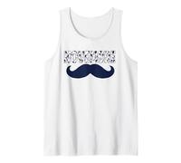 Moustache Bleue Prévention Cancer Prostate & Santé Fleurie Débardeur