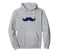 Moustache Bleue Prévention Cancer Prostate & Santé Fleurie Sweat à Capuche