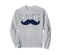 Moustache Bleue Prévention Cancer Prostate & Santé Fleurie Sweatshirt