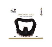 Moustache de biker - Noir - Déguisement - Synthétique - Autocollante