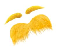 Moustache de costume | Accessoires de cosplay autocollants | Déguisement de moustache réaliste pour adultes cosplayers, fête, carnaval, festival, Noël, théâtre, session de