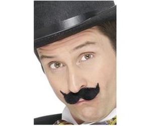 Moustache Edwardian Noir - Noir noir G