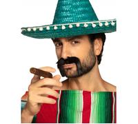 Boland - Barbe, autocollant, polyester, Accessoire, Make Up, Costume, Carnaval, Fête à thème