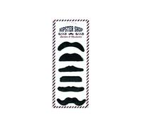 Moustache party (Set de 6 moustaches noires)