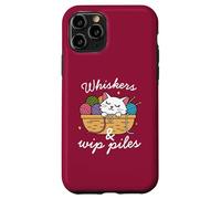 Moustaches & WIP Pies, Amoureux des chats, Crocheter, Tricoter Coque pour iPhone 11 Pro