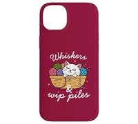 Moustaches & WIP Pies, Amoureux des chats, Crocheter, Tricoter Coque pour iPhone 14 Plus