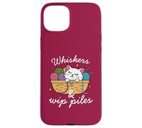 Moustaches & WIP Pies, Amoureux des chats, Crocheter, Tricoter Coque pour iPhone 15 Plus