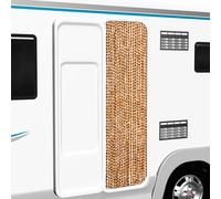 Moustiquaire 100x220 cm Beige Chenille Rideau de Porte contre Insectes vidaXL