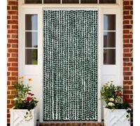 Moustiquaire 100x220 cm Beige Chenille Rideau de Porte contre Insectes vidaXL
