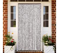 Moustiquaire 100x220 cm Beige Chenille Rideau de Porte contre Insectes vidaXL
