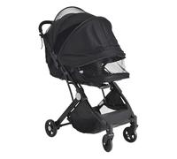 Moustiquaire 2 en 1 pour poussette, housse de protection solaire multifonction, design à ouverture rapide et tissu respirant pour nouveau-né, moustiquaire portable pour bébé