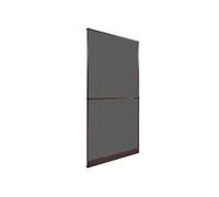 Moustiquaire à charnières marron pour porte 120 x 240 cm