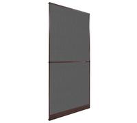 Moustiquaire à Charnières Marron pour Porte 100x215 cm Protection 141564