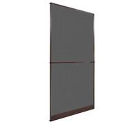 Moustiquaire à charnières marron pour porte 120 x 240 cm