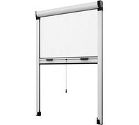 Moustiquaire à rouleau blanc pour fenêtre 120 x 170 cm