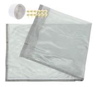 Moustiquaire Adhésive pour Fenêtre en Polyester, Maille Fine, sans | Pose Facile Bande Auto-agrippante, Amovible pour Lavage, pour Cadre Bois, Balcon et Bureau