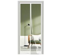 Moustiquaire Aimantée Porte，Maille Ultra Fine Rideau Anti Mouche ，Anti Mouche Fermeture Automatique,Anti Insectes Respirant pour，Fermeture Magnétique Installation Sans Perçage avec Bande Adhésive