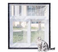 Moustiquaire anti-griffures et piqûres d'insectes pour chat - Taille C - 60 x 120 cm