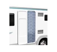 vidaXL Moustiquaire Rideau de Porte Contre Mouches et Moustiques Argenté 120x220 cm Chenille