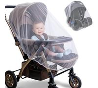 MOUSTIQUAIRE BÉBÉ pour la Poussette, Le Siège de Voiture et Le Berceau - Premium Protection d’Enfant Contre Les Insectes pour Landau, Le Porte-Bébé et Le Pack N Play