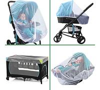 MOUSTIQUAIRE BÉBÉ pour la Poussette, Le Siège de Voiture et Le Berceau - Premium Protection d’Enfant Contre Les Insectes pour Landau, Le Porte-Bébé et Le Pack N Play