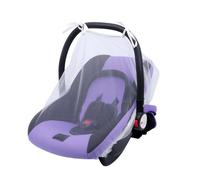 Moustiquaire Blanche Pour Poussette De Bébé 31 "43" T, Couverture Multicolore Pour Poussette, Siège De Voiture