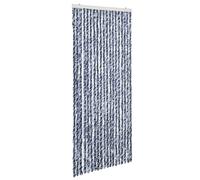 Moustiquaire Bleu blanc et argenté 56x185 cm Chenille