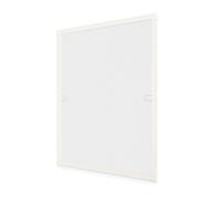 Moustiquaire cadre fixe - AVOSDIM - Cadre recoupable 85 x 85 cm - Blanc - Toile polyester grise - Compatible volet roulant