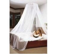 Moustiquaire ciel de lit 2 places - WINDHAGER - Blanc - Synthétique - Intérieur - Essentiel - Lavable