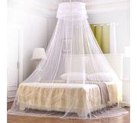 Moustiquaire ciel de lit Baldaquin Pour Lit Double - (Blanc) Blanc G