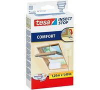tesa Moustiquaire Comfort Bande pour Fenêtres, Blanc, 1,2m:1,4m