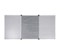 Moustiquaire coulissante extensible 50 x 70 - 130 cm, Esté Gris