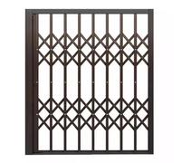 Moustiquaire coulissante pliable en alliage d'aluminium pour empêcher les cambriolages de grenier et abri de jardin