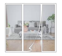 Moustiquaire Coulissante pour Baie Vitrée - Magnétique, Sans Perçage, Protection Optimale Blanc 180x220cm