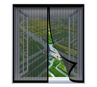 Moustiquaire de Fenêtre 40 x 125 cm Installation Facile Sans Percer Maille Ultra Fine pour Fenêtre Empêche Les Insectes, Noir