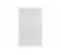 Moustiquaire de Fenêtre 50 x 80 cm - Anti-Insectes, Facile à Installer - Cadre Aluminium Blanc - Toile Grise