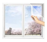 Moustiquaire de fenêtre, moustiquaire réglable pour fenêtre 50 x 80 cm DIY Installation facile Gardez les insectes/insectes/mouches/moustiques à l'extérieur