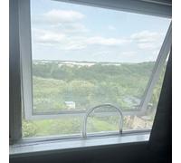 Moustiquaire de fenêtre personnalisée avec ouverture à glissière, moustiquaire autocollante, moustiquaire pour fenêtre anti-moustiques, installation rapide