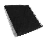 Moustiquaire de Jardin Noire en Polyester pour Pergola 2,4x10 M | Maille Haute Densité, Trous de 1,6mm, Cordons Renforcés et Sangles Multiples, Installation Temporaire Stable