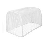 Moustiquaire de Lit Bébé de 140x70x70 cm avec Maille Densifiée à 360° Blanc