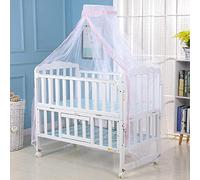 Moustiquaire De Lit Bébé, Tente Dôme Pliable pour Crèches, Lit À Baldaquin - 1.6M x 4.5M