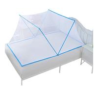 Moustiquaire de Lit de bébé, Tente Pliable de Filet de Chambre d'été pour des Berceaux de Lit de bébé (Bleu)