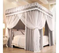 Moustiquaire de lit - Protection contre les insectes et la protection de l'intimité pour chambre à coucher