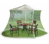 infactory – Moustiquaire de parasol à maille 220 – Blanc