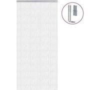 vidaXL Moustiquaire de porte à chaîne 100x226 cm aluminium, rideau anti-mouches de porte, moustiquaire de porte anti-insectes, rideau anti-mouches de porte à chaîne