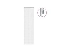 vidaXL Moustiquaire de porte à chaîne 56x202 cm aluminium